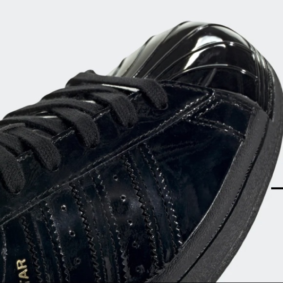ADIDAS Women’s Superstar Metal Toe Shoes Size 6.5 - Picture 3 of 4